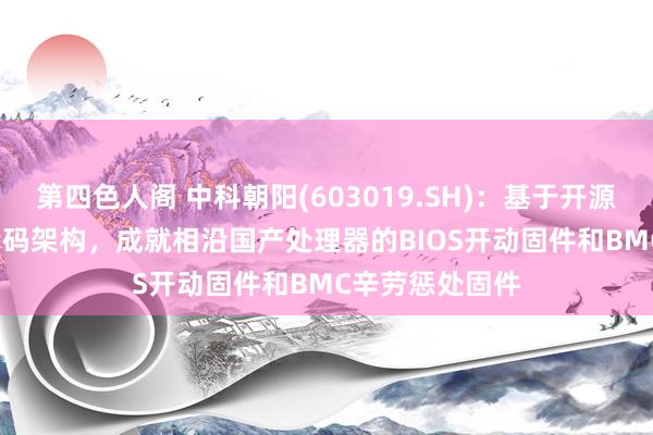 第四色人阁 中科朝阳(603019.SH)：基于开源BIOS和BMC代码架构，成就相沿国产处理器的BIOS开动固件和BMC辛劳惩处固件