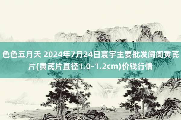 色色五月天 2024年7月24日寰宇主要批发阛阓黄芪片(黄芪片直径1.0-1.2cm)价钱行情