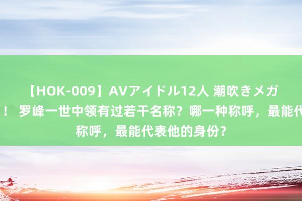 【HOK-009】AVアイドル12人 潮吹きメガファック！！！ 罗峰一世中领有过若干名称？哪一种称呼，最能代表他的身份？