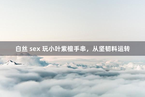 白丝 sex 玩小叶紫檀手串，从坚韧料运转