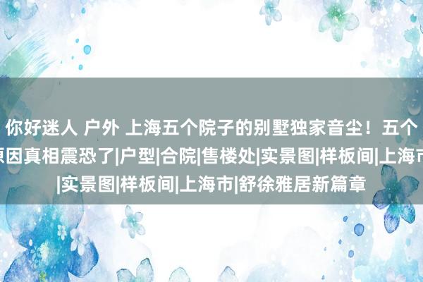 你好迷人 户外 上海五个院子的别墅独家音尘！五个院子的别墅背后原因真相震恐了|户型|合院|售楼处|实景图|样板间|上海市|舒徐雅居新篇章