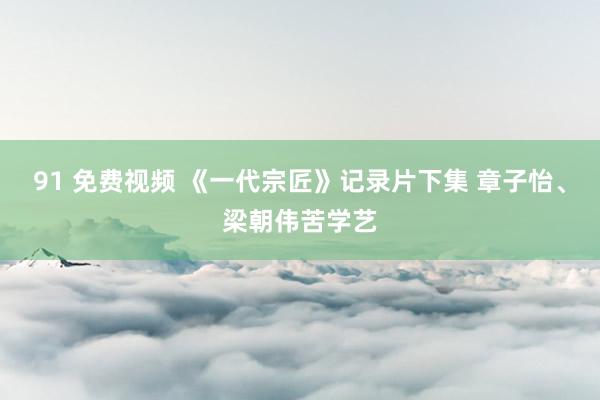 91 免费视频 《一代宗匠》记录片下集 章子怡、梁朝伟苦学艺